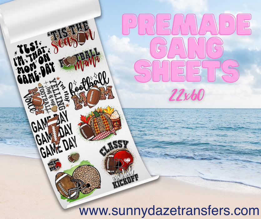 Football Premade Gang Sheet