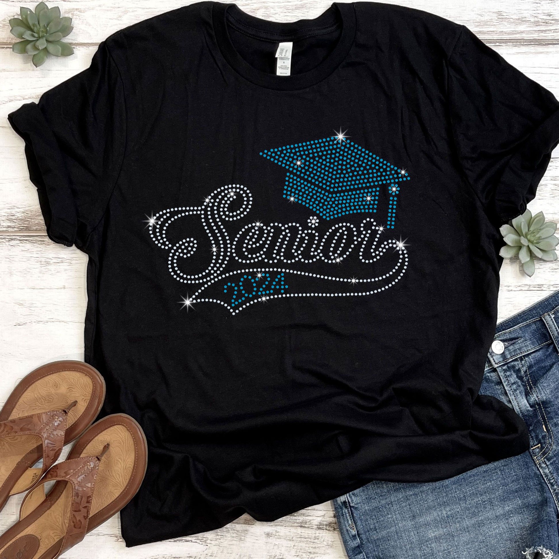 Senior 2024 Graduation Spangle Transfer – Sunny Daze Transfers