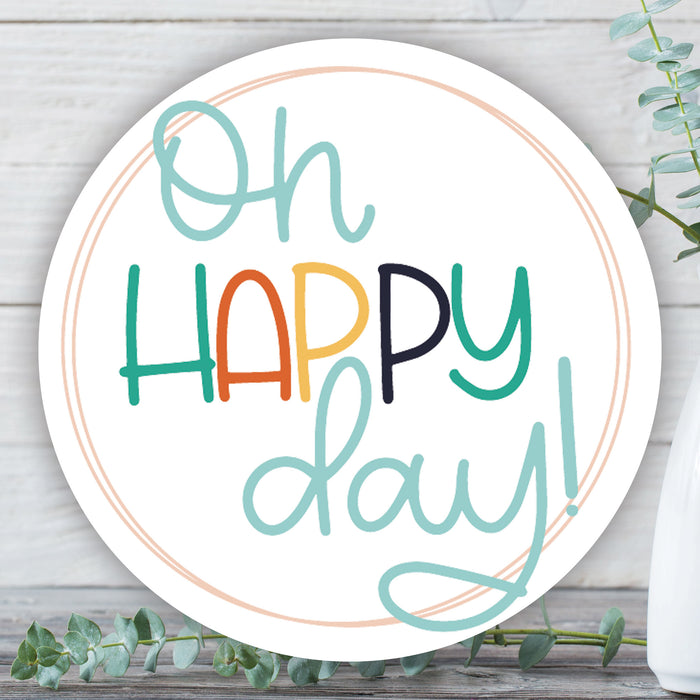 Oh Happy Day Sticker