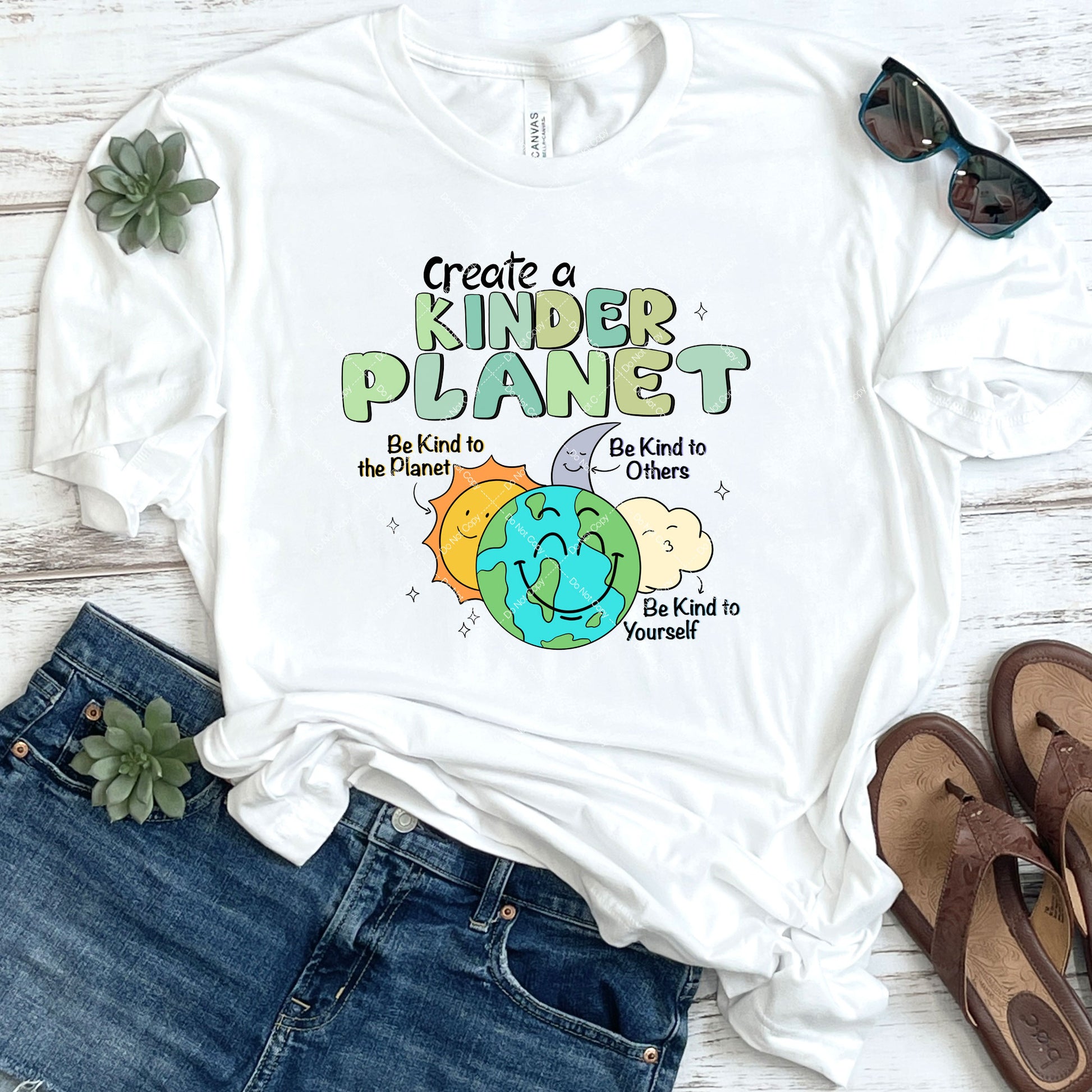Create A Kinder Planet DTF – Sunny Daze Transfers