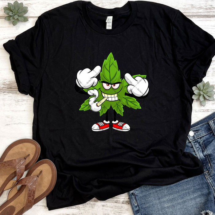 Angry Pot Leaf DTF