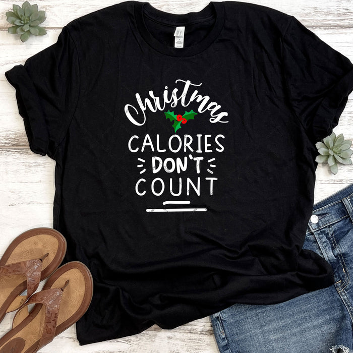 Christmas Calories Don't Count DTF