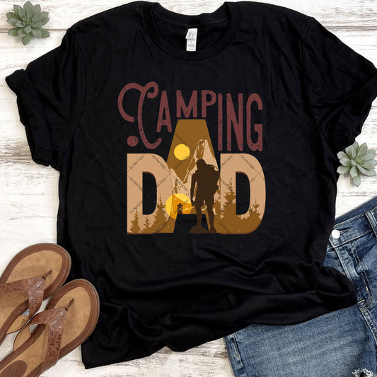 Camping Dad DTF Transfer