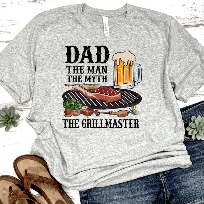 Dad The Man The Myth The Grillmaster DTF Transfer