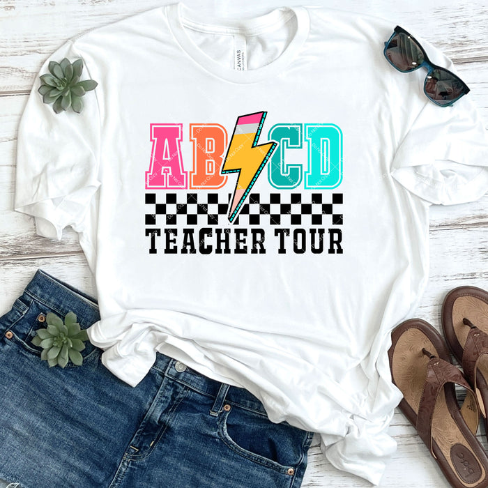 ABCD Teacher Tour DTF Transfer