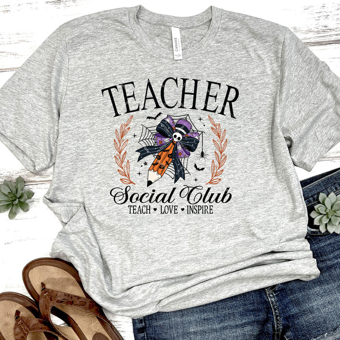 Teacher Social Club DTF Transfer