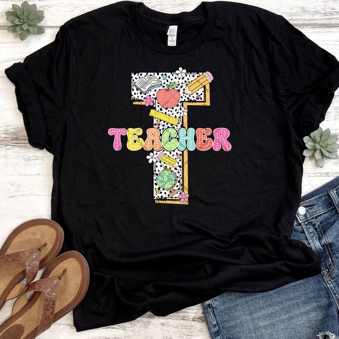 T For Teacher DTF Transfer