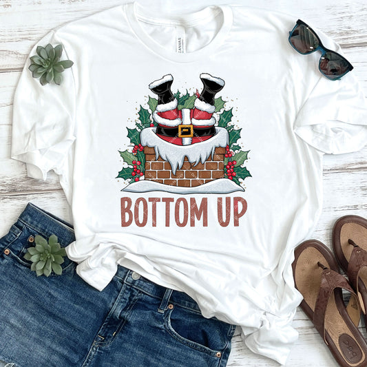 Santa Bottom Up DTF Transfer