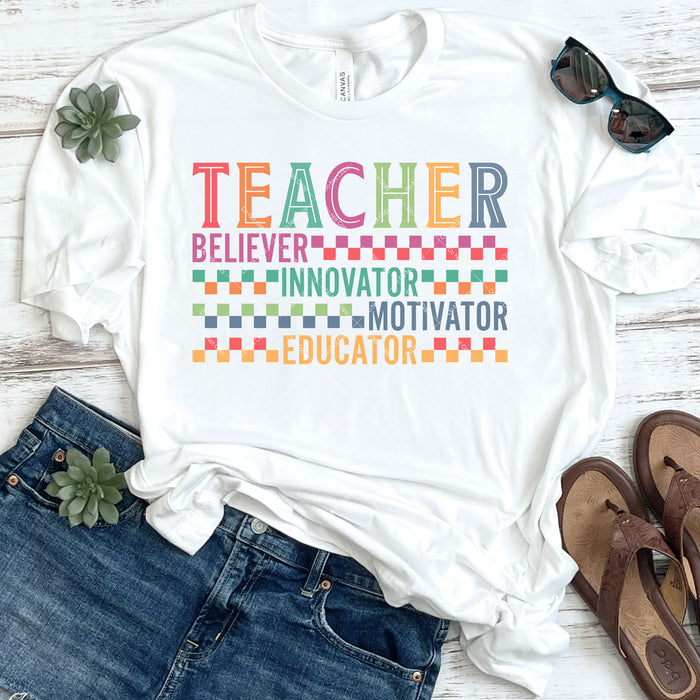 Teacher Believer Motivator DTF Transfer