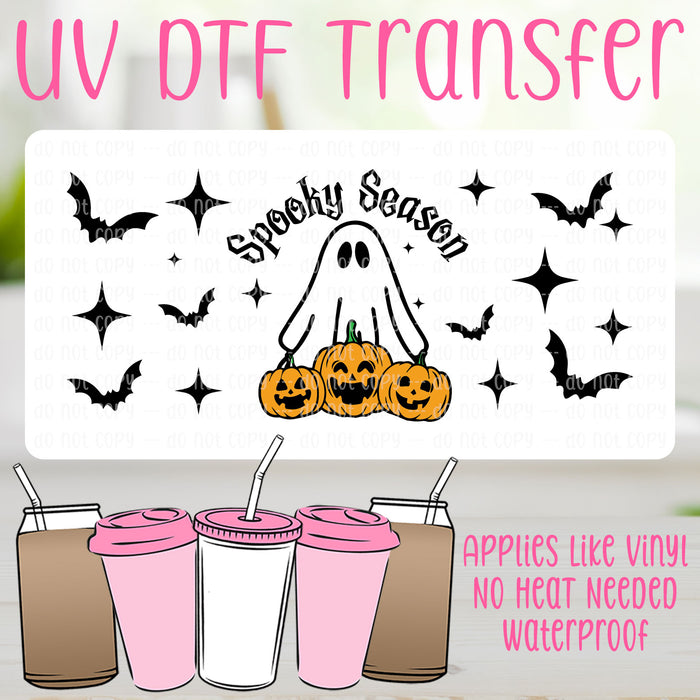 Spooky Season UV DTF Can Wrap