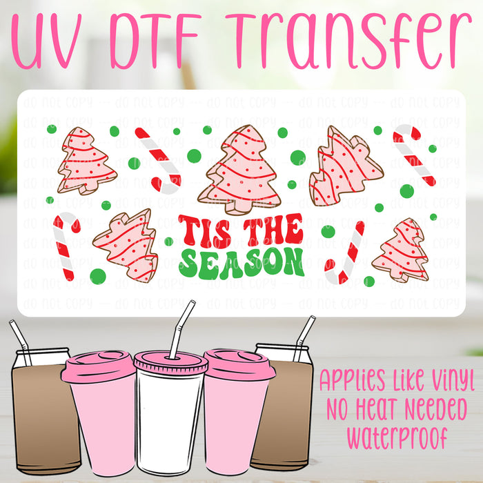 Tis The Season UV DTF Can Wrap