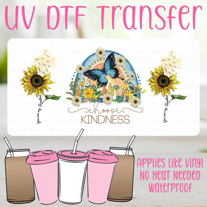 Choose Kindness UV DTF Can Wrap