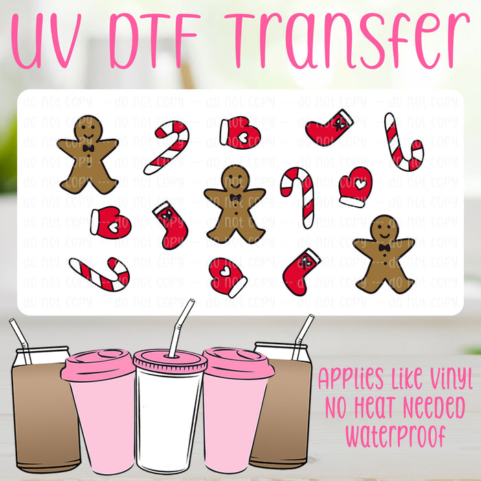 Christmas Treats UV DTF Can Wrap