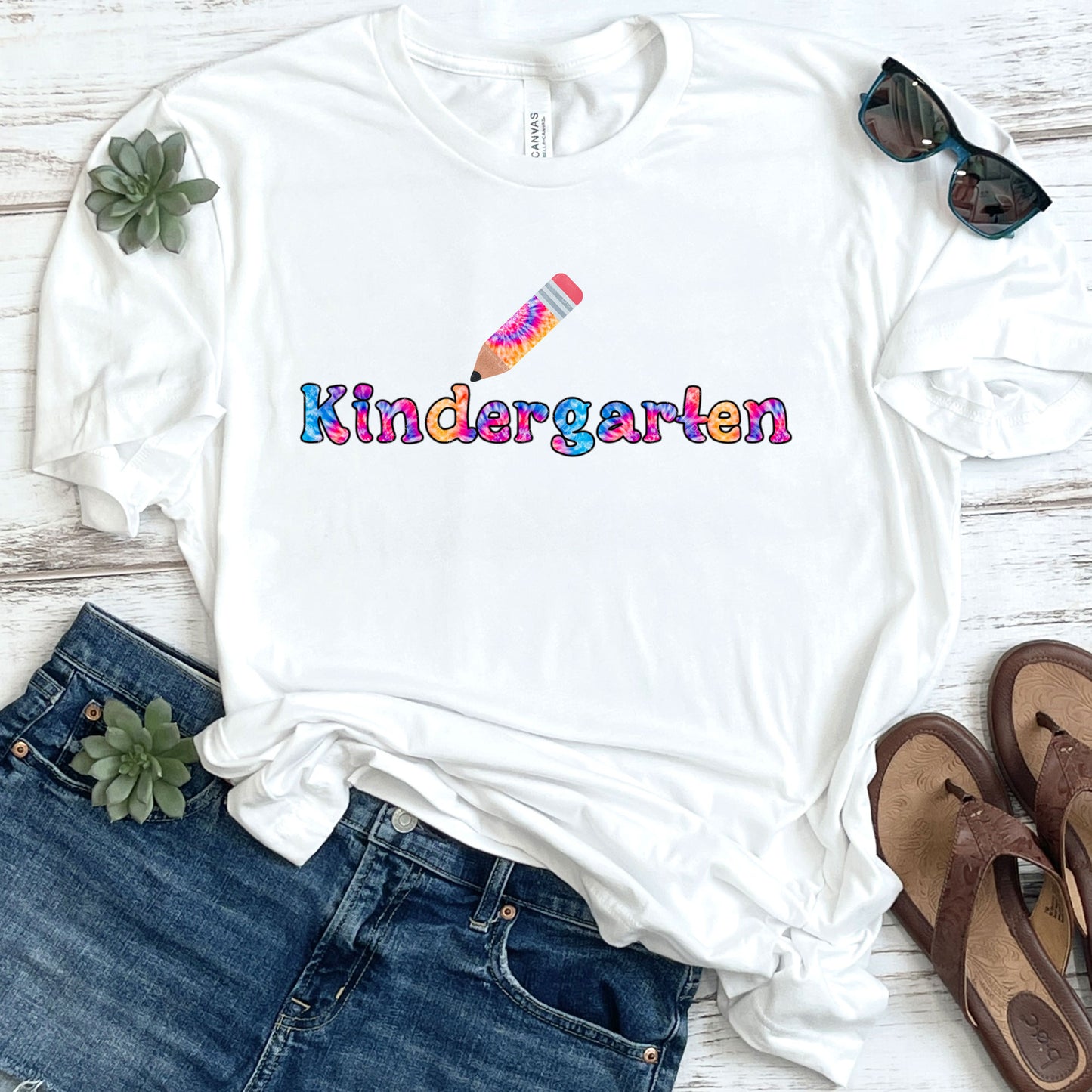 Kindergarten Tie Dye DTF