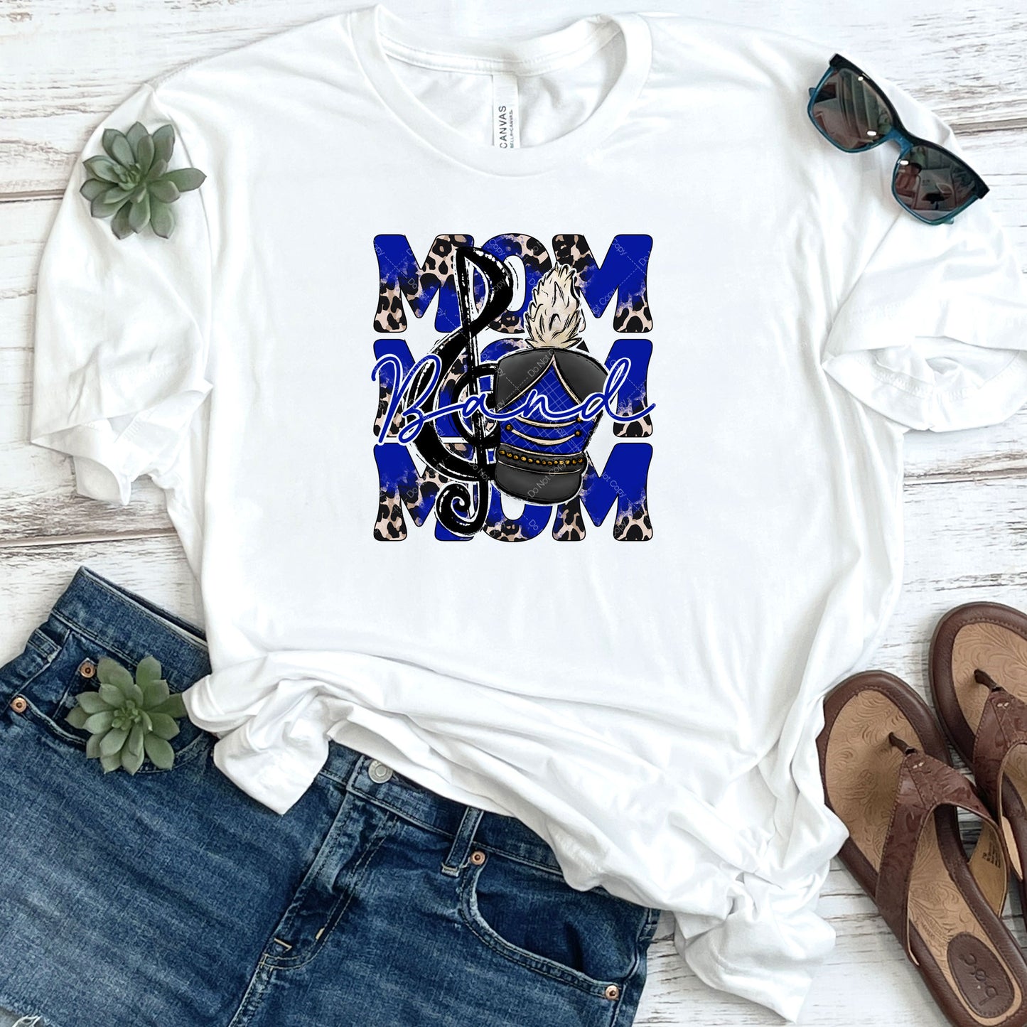 Band Mom in Blue DTF