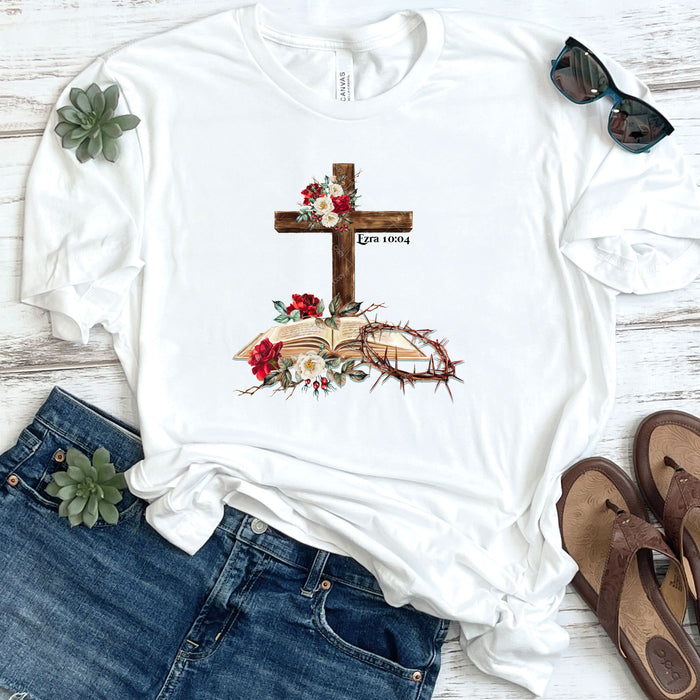 Bible, Cross, And Crown of Thorns DTF