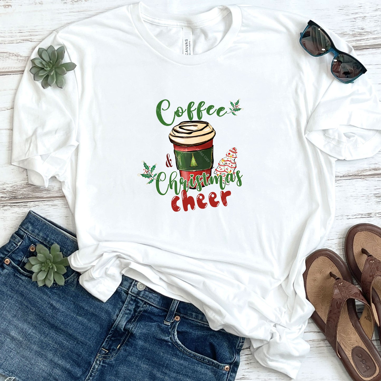 Coffee Christmas Cheer DTF