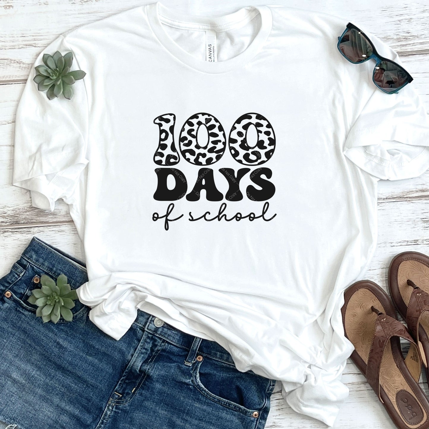 100 Days of School DTF