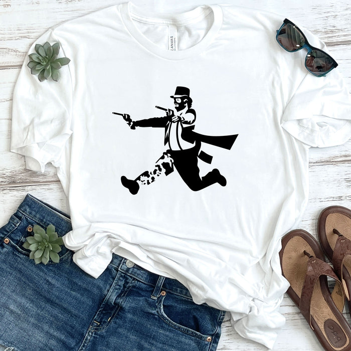 Rodeo Clown Silhouette DTF