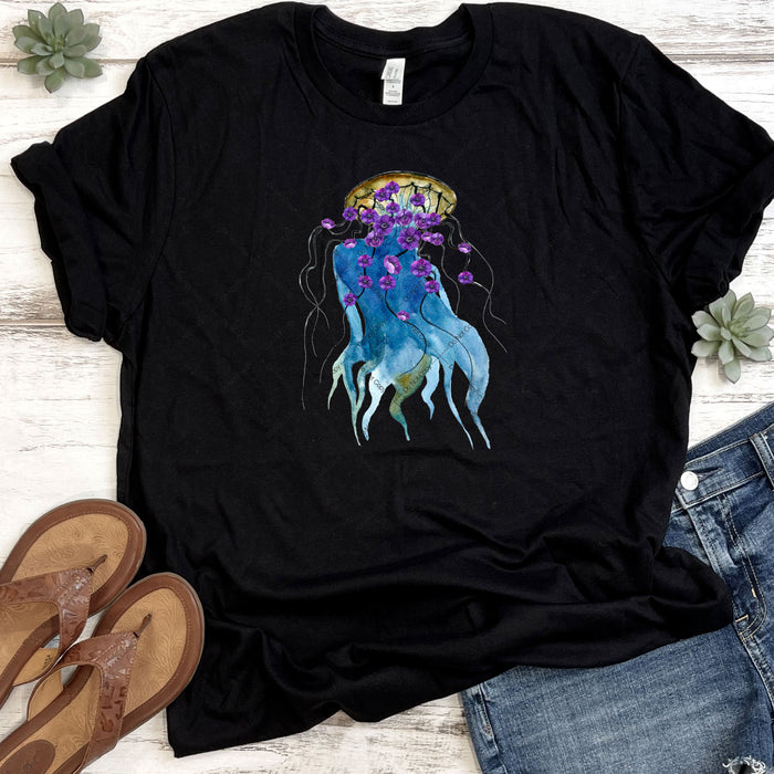 Floral Jellyfish DTF