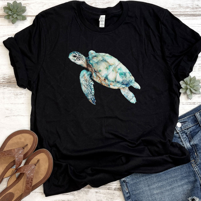 Green Sea Turtle 3 DTF