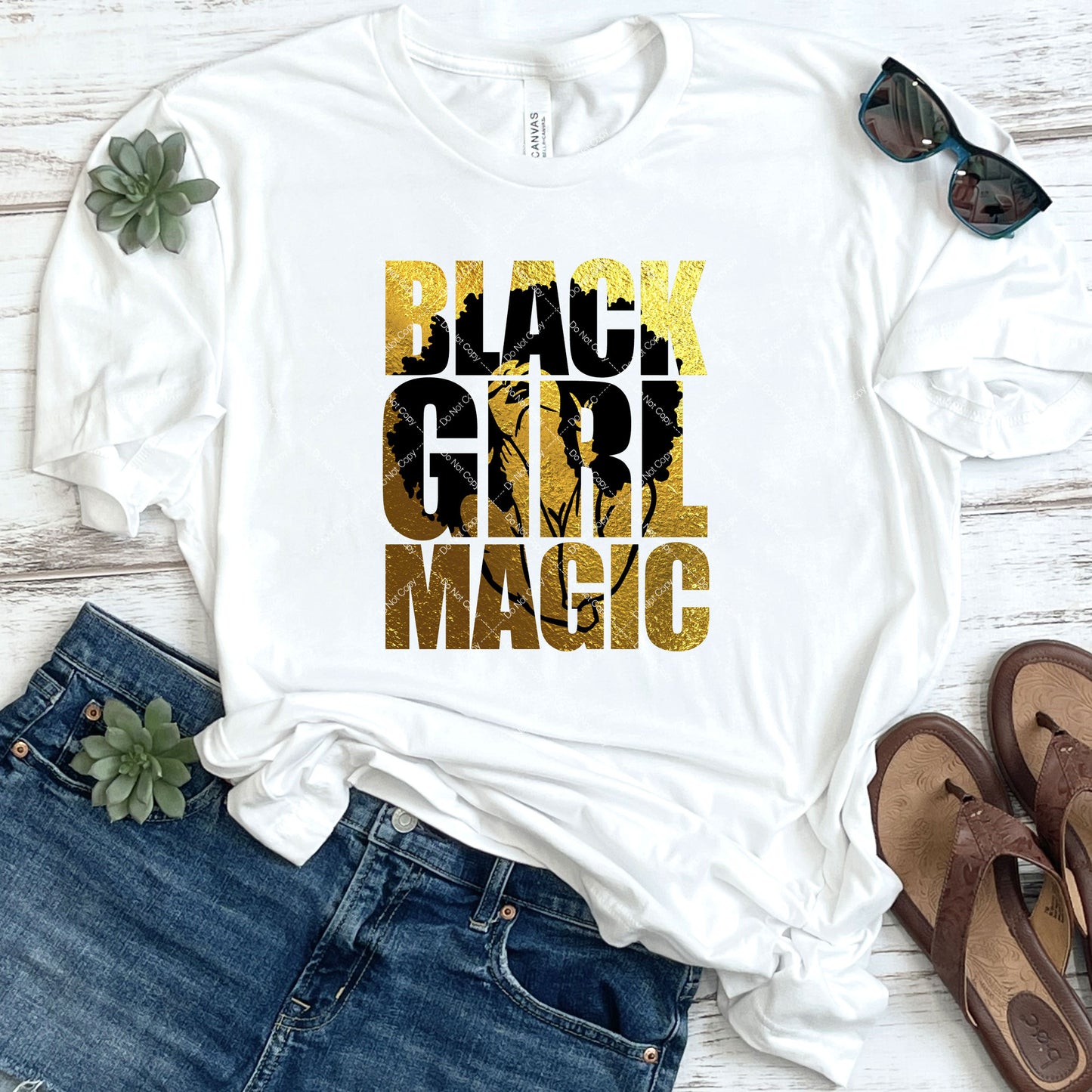 Black Girl Magic DTF – Sunny Daze Transfers
