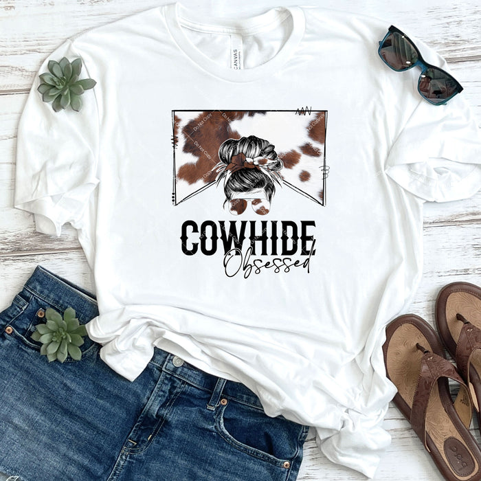 Cowhide Obsessed DTF