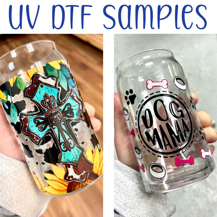 Custom Libbey Can UV DTF Wrap